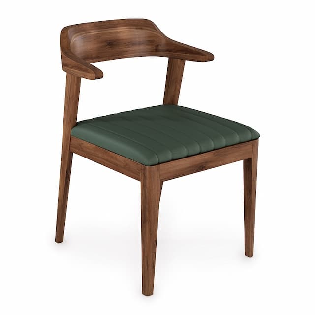 Стул Алсав Hordy AL 504 орех темный/экокожа grey green