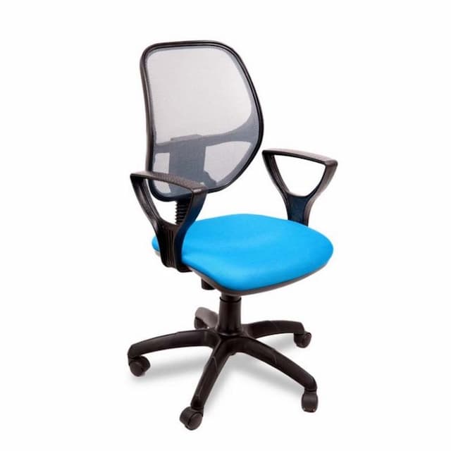 Кресло компьютерное Мирэй Марс new Гольф люкс (голубой), ткань цветная серия В