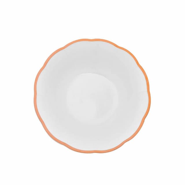 Салатник с цветным кантом (охра) Ø 30 см Bitossi Petalo PET00418 Bordo ocra