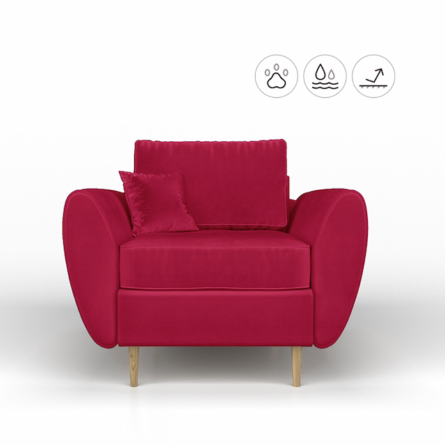 Кресло Мастерфабрик Баако Happy 437 ткань рогожка