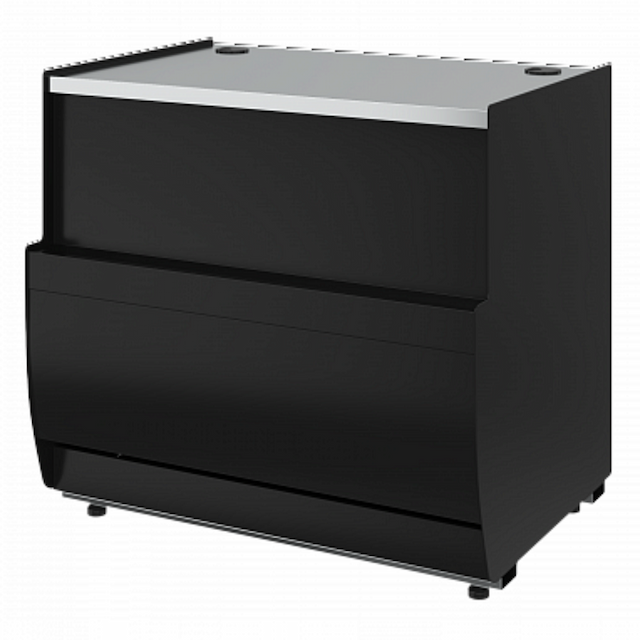 Прилавок Carboma CUBE 2 KC70 N 0,9-7 (версия 2.0) (9005)