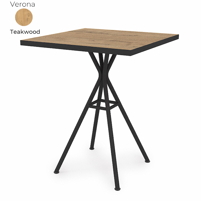 Стол обеденный квадратный Алсав 21Verona.006.K Teakwood