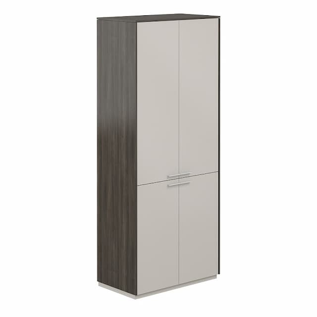 Шкаф высокий с распашными фасадами из ЛДСП Norden Атлас NZ-0321.BT.GS