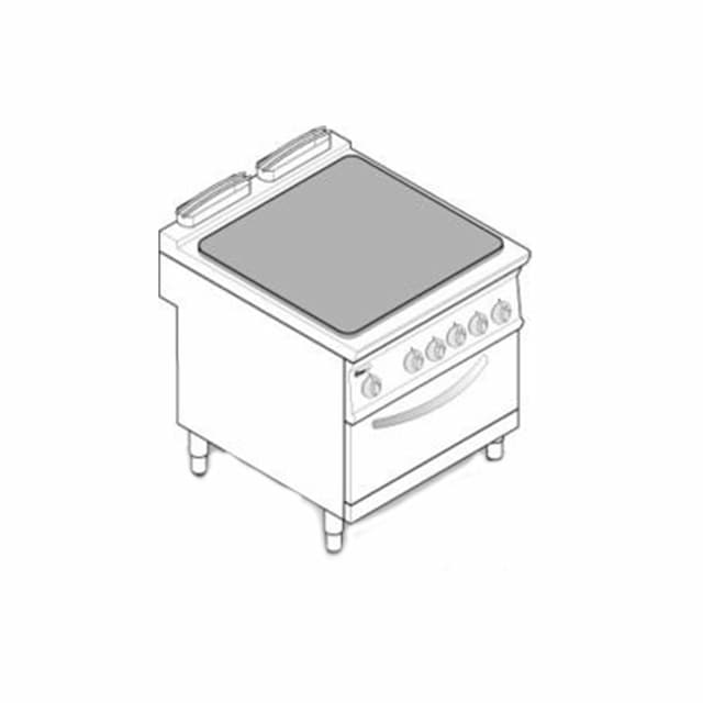 Плита 900 серии TECNOINOX PPF8VE9 316125