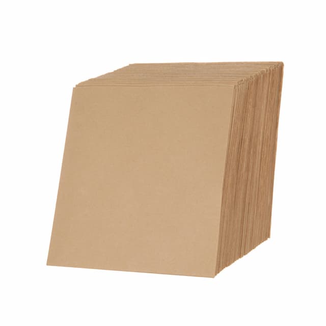 Фильтры бумажные квадратные Сhemex FSU-100 коричневые 100шт.