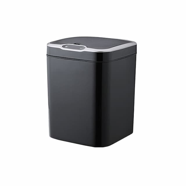 Ведро для мусора сенсорное, квадрат, Foodatlas JAH-6511, 15 л (черный)